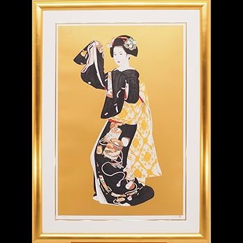 青山亘幹、【翔鶴】、希少な額装用画集より、新品額装付 Amazon.co.jp: 版画渡鹿庵青山亘幹 14168 絵画 リトグラフ